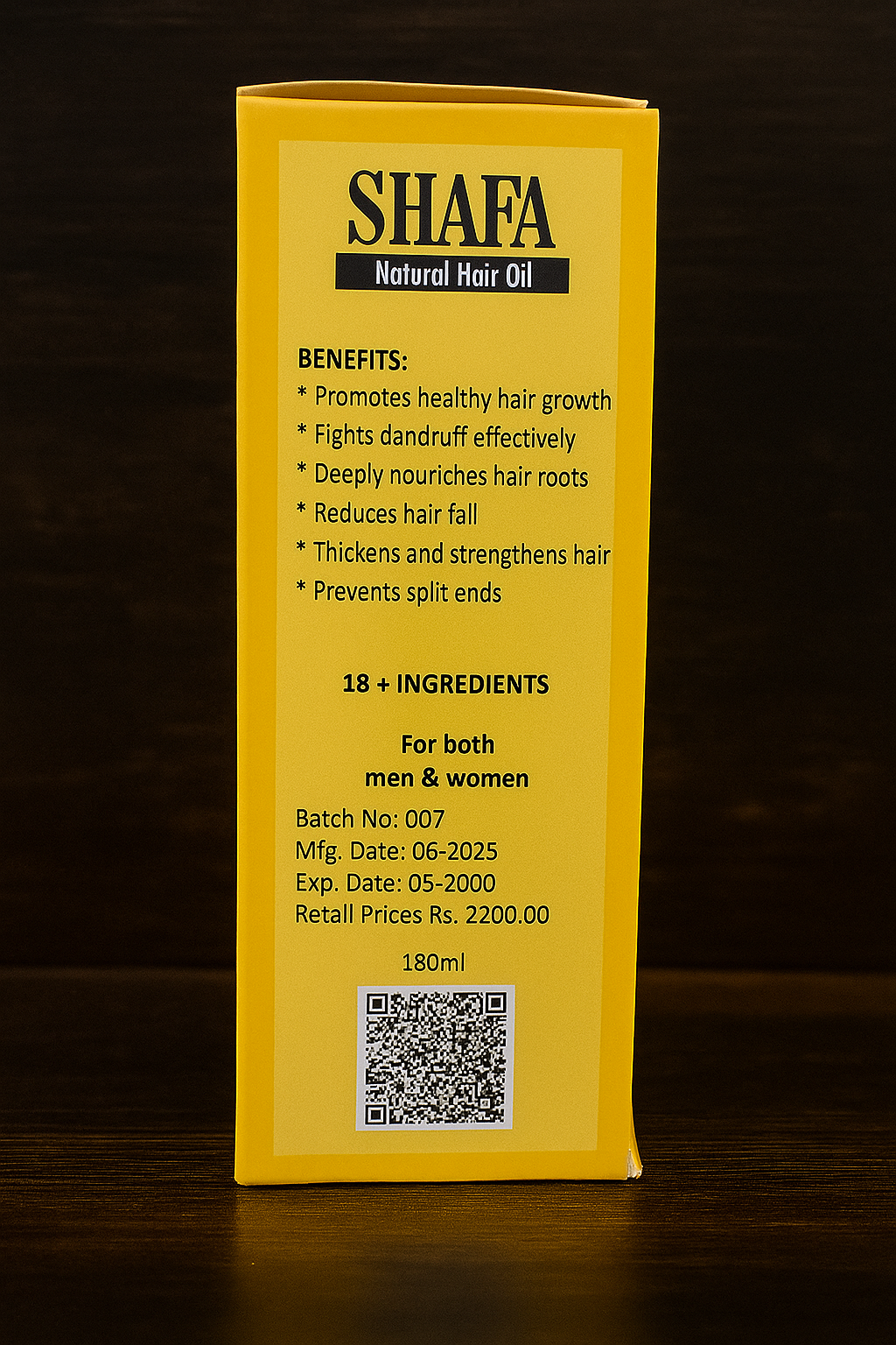 Shafa Natural Hair Oil